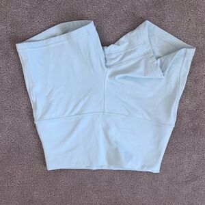 Lululemon Light Blue High-Waisted Shorts